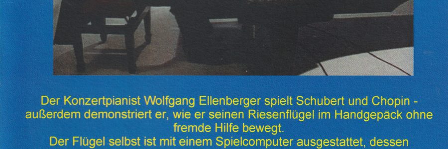 DVD Konzert mit Drumherum mit Wolfgang Ellenberger im TV-Studio Offener Kanal Kiel